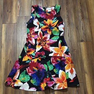 Ali Ra Vibrant Floral Sleeveless Dress 10